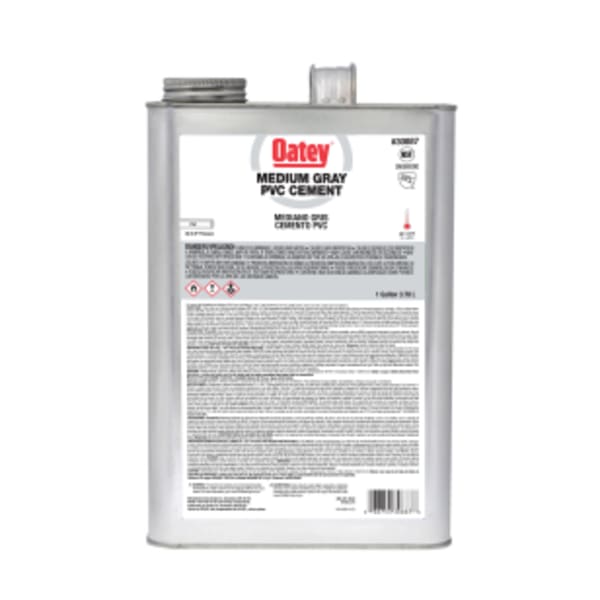 Oatey® Gallon PVC Medium Body Gray Cement