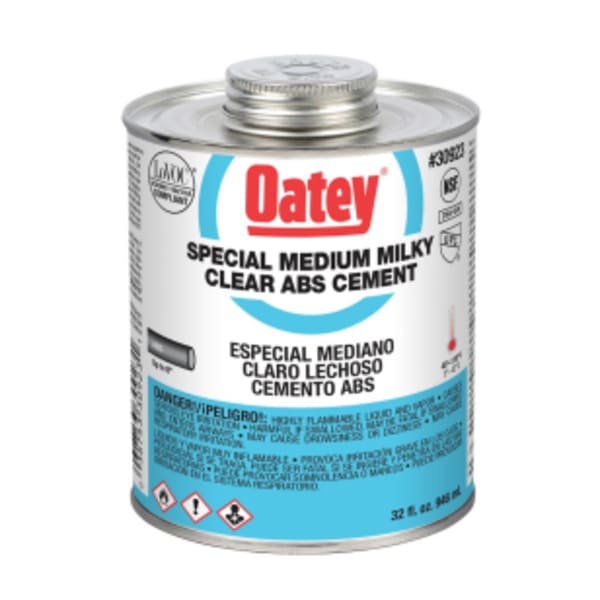 Oatey® 32 oz. ABS Medium Body Special Milky Clear Cement