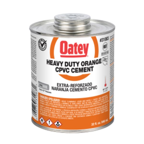 Oatey® 32 oz. CPVC Heavy Duty Orange Cement