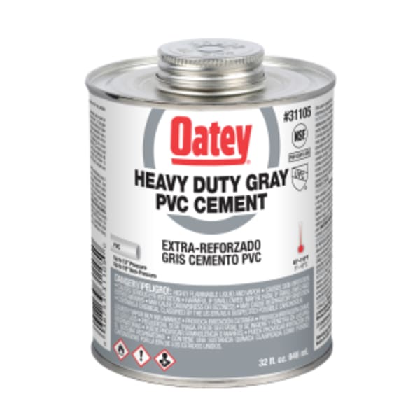 Oatey® 32 oz. PVC Heavy Duty Gray Cement