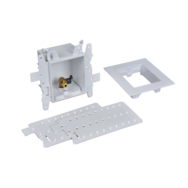 Oatey® MODA® 1-Valve F1960 PEX (Brass) Ice Maker Supply Box - Contractor Pack