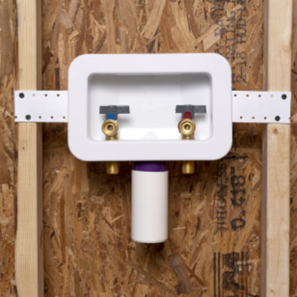 Oatey® Centro, 1/4 Turn, F1807 - Unassembled - Washing Machine Outlet Box - Standard Pack