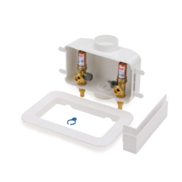 Oatey® Centro II, 1/4 Turn, F1807 - Assembled - Washing Machine Outlet Box - Standard Pack