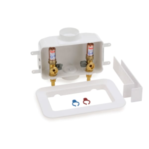 Oatey® Centro, 1/4 Turn, F1807 - Assembled - Washing Machine Outlet Box - Contractor Pack