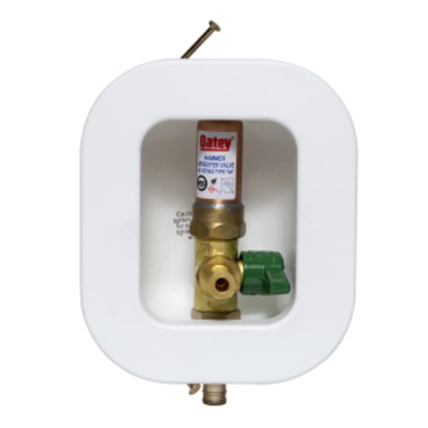 Oatey® I2K, 1/4 Turn, F1807, Hammer, Low Lead, Ice Maker Outlet Box - Standard Pack