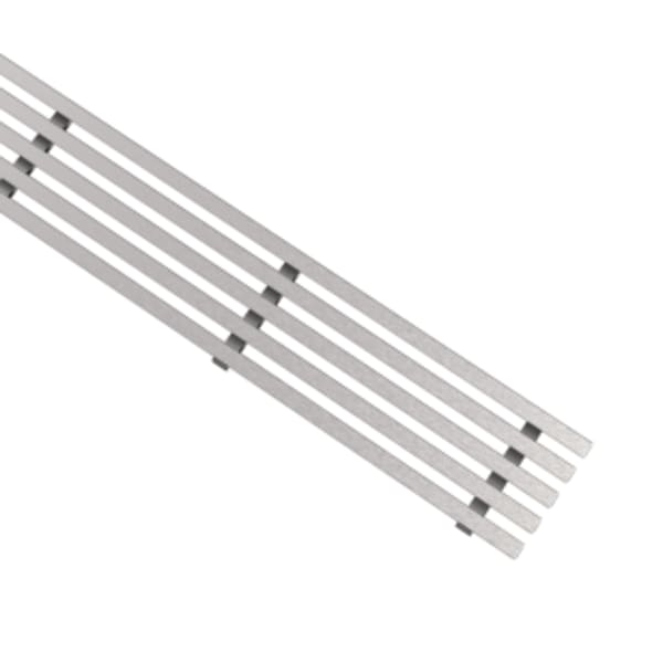 QuickDrain Linear Drain 56 in. Lines Cover in Brushed Gold