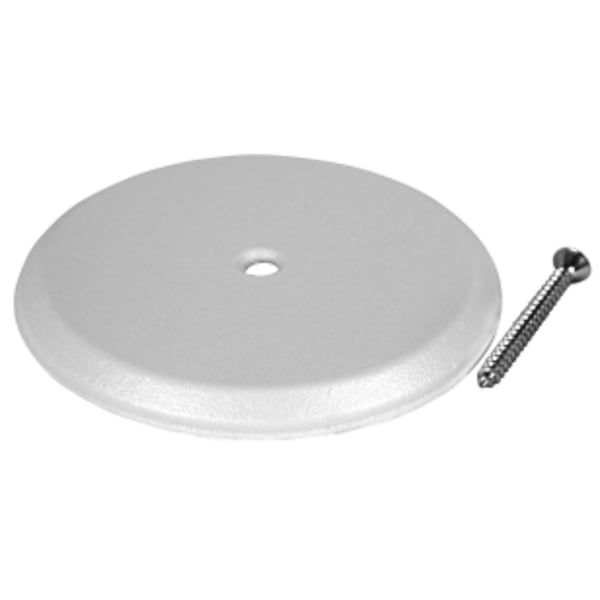 5" Flat Cover Plate White