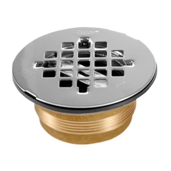 Oatey® 2 in. 140 NC Brass No-Caulk Shower Drain with Stainless Steel Strainer