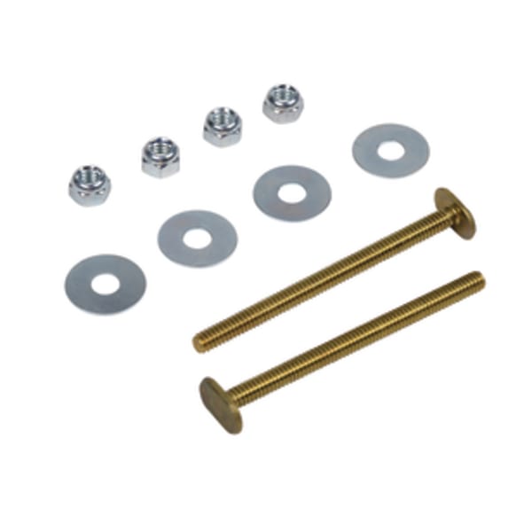 Harvey™ 1/4 in. X 3 1/2 in. Brass Toilet Flange Bolt Set with Brass Bolts