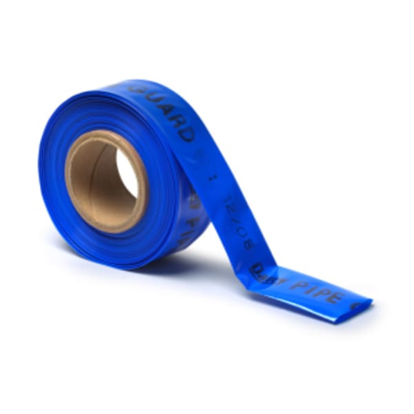 4 Mil Poly Pipe Guard, Blue x 200ft