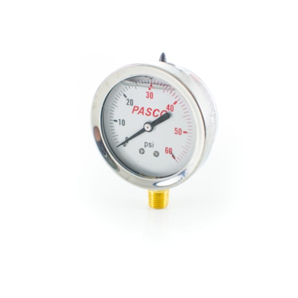 2-1/2" 60 PSI Glycerine Gauge Liq Filled