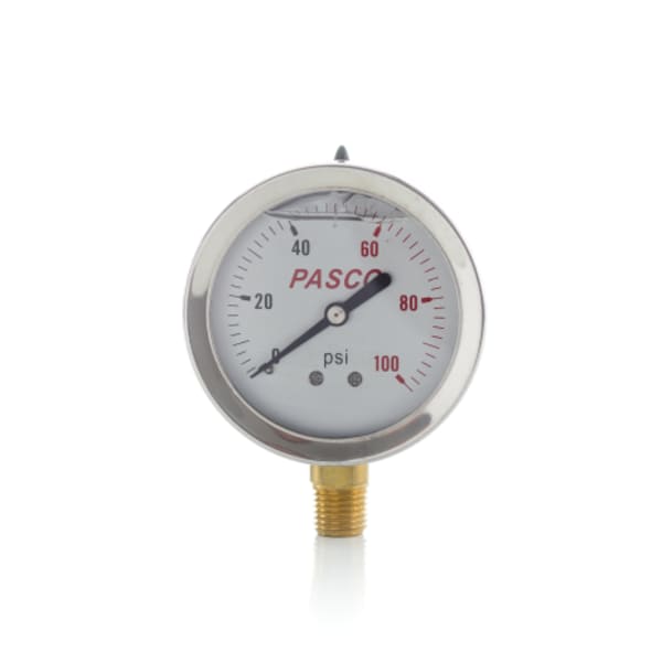 2-1/2" 100 PSI Glycerine Gauge Liq Filld