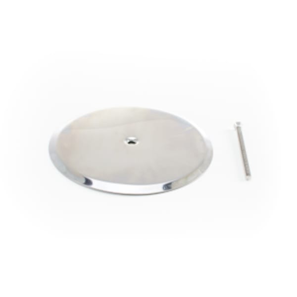 7" Cover Plate w/Bolt, Stainless Steel