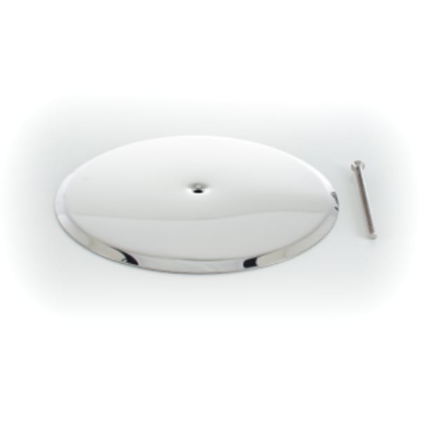 8" Cover Plate w/Bolt, Stainless Steel