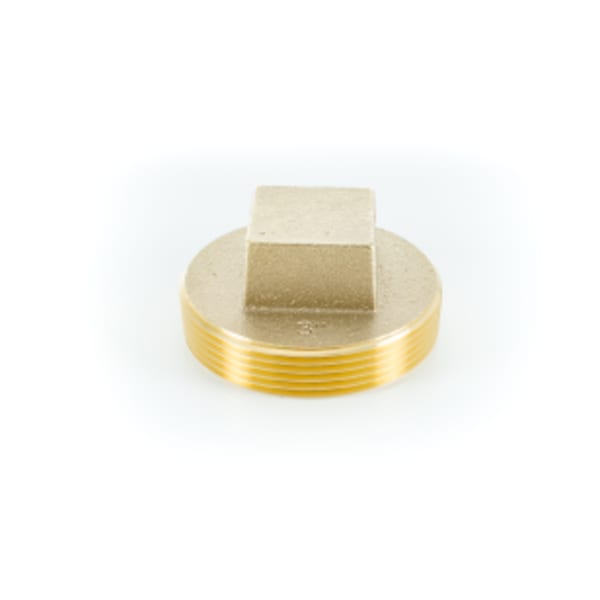 3" UPC Brass Clean Out Plug - RH