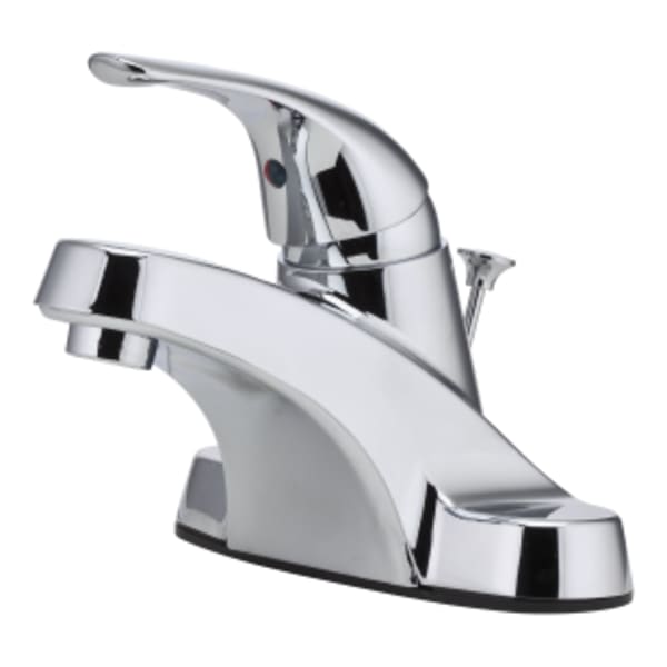 Pfirst Series Single Control 4" Centerset Bathroom Faucet in Polished Chrome