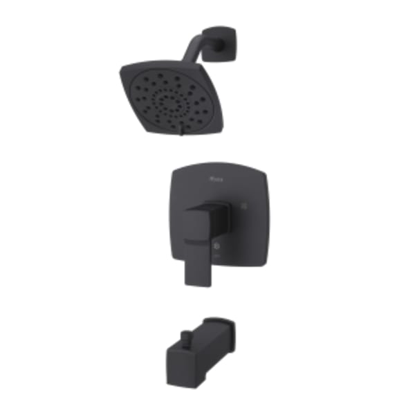 Deckard Single-Handle Tub & Shower Trim in Matte Black