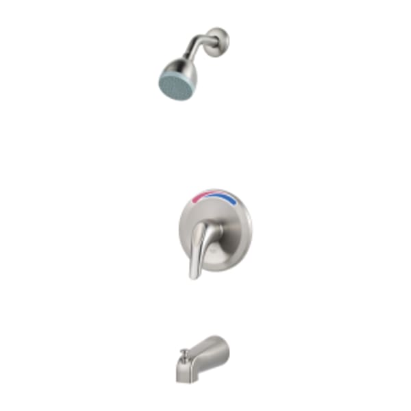 Pfirst Series Single-Handle Tub & Shower Trim in Brushed Nickel