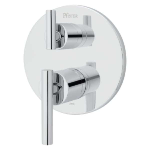 Contempra Stacked Diverter Trim Kit in Polished Chrome