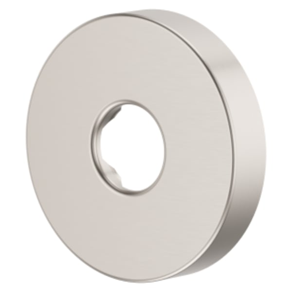 Modern Round Shower Arm Flange in Brushed Nickel