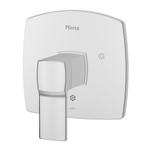 Deckard Single-Handle Tub & Shower Valve Only Trim in Polished Chrome