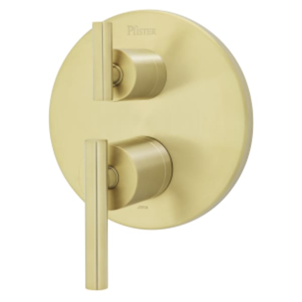 Contempra Stacked Diverter Trim Kit in Brushed Gold