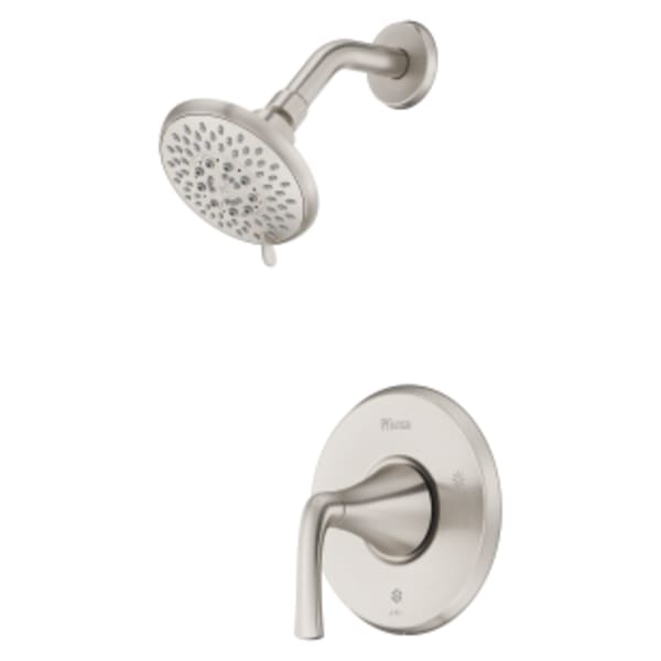 Mcallen Single-Handle Shower Only Trim Kit in Spot Defense Brushed Nickel