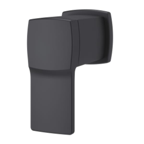 Deckard Single Diverter Trim-Handle in Matte Black