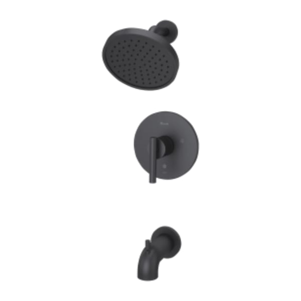 Contempra Single-Handle Tub & Shower Trim Kit in Matte Black