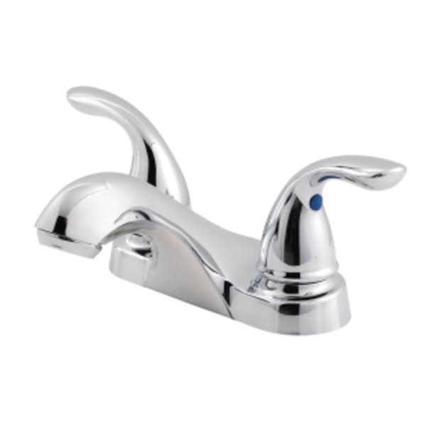 Pfirst Series 2-Handle 4" Centerset Bathroom Faucet in Polished Chrome