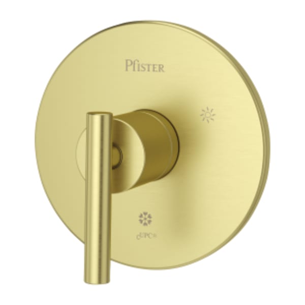 Contempra Single-Handle Tub & Shower Valve Only Trim in Brushed Gold