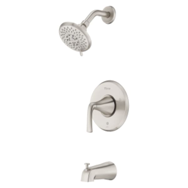 Mcallen Single-Handle Tub & Shower Trim Kit in Spot Defense Brushed Nickel