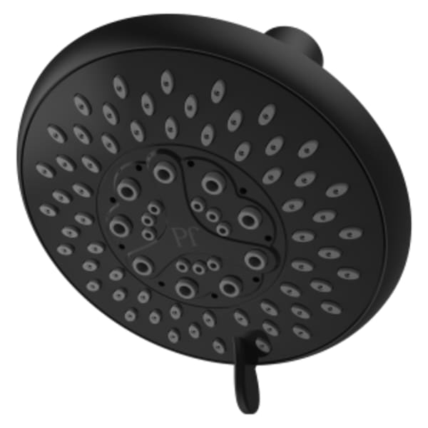 Pfirst Series 1.75 gpm Showerhead in Matte Black Pack of 12
