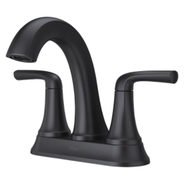 Mcallen 2-Handle 4" Centerset Bathroom Faucet in Matte Black