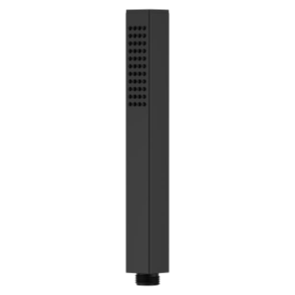 Modern Square Single Function Hand Shower Wand in Matte Black