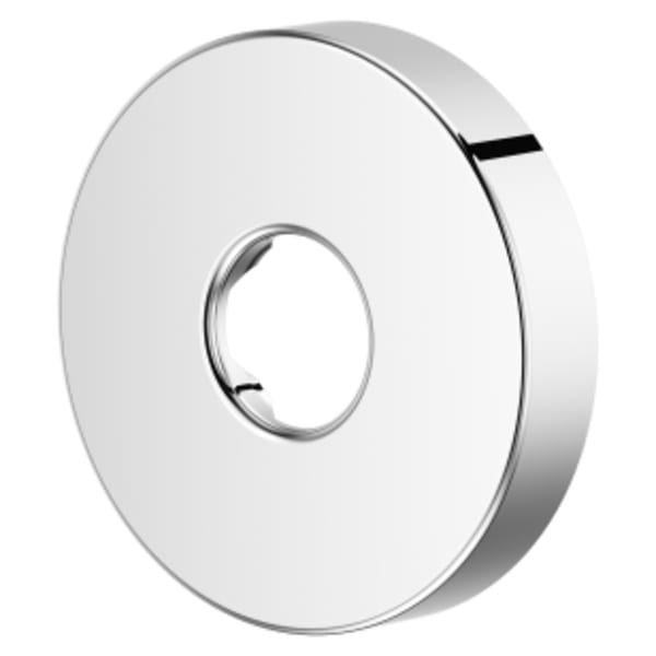 Modern Round Shower Arm Flange in Polished Chrome