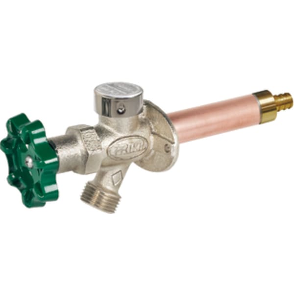 12"- (1/2" - Press) Heavy Duty Wall Faucet with Vacuum Breaker