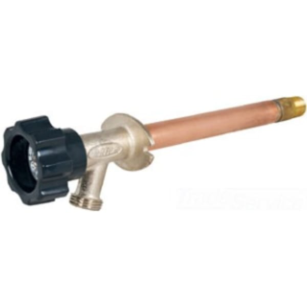 10"- (3/4" x 1/2" - MIP / Sweat) Freezless Wall Hydrant with Vacuum Breaker