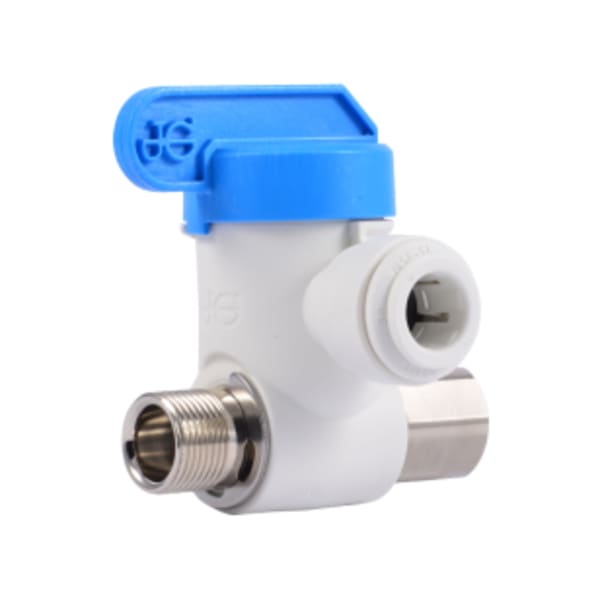 3/8-in Polypropylene Push-to-Connect Angle Stop Adapter Valve (10-Pack)