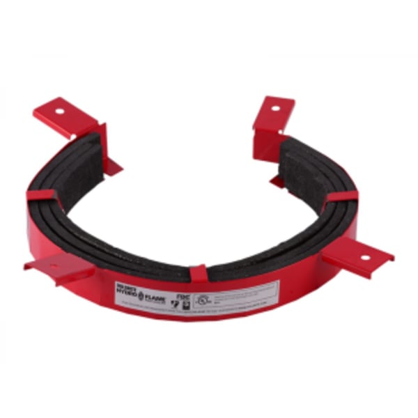 HydroFlame Intumescent Pipe Collar - 4-in