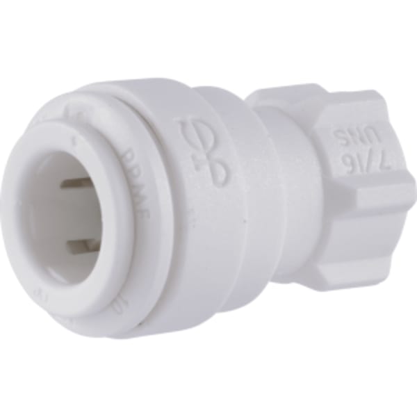3/8-in x 1/4-in Polypropylene Push-to-Connect Female Compression Faucet Connector Fitting (10-Pack)