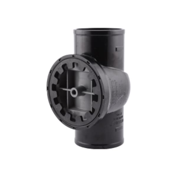 HoldRite® TestRite® 3" PVC No-Hub Test / Cleanout Tee with Plug
