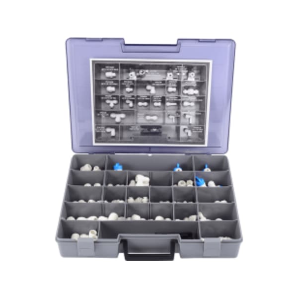 1/4-in, 5/16-in, and 3/8-in Push-Fit Appliance Fittings Set (86-Piece)