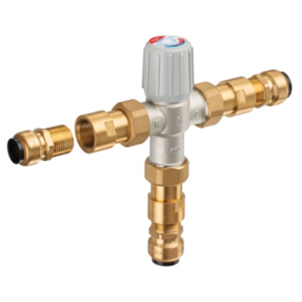 1/2 in Union Push Connect Mixing Valve LF 1070