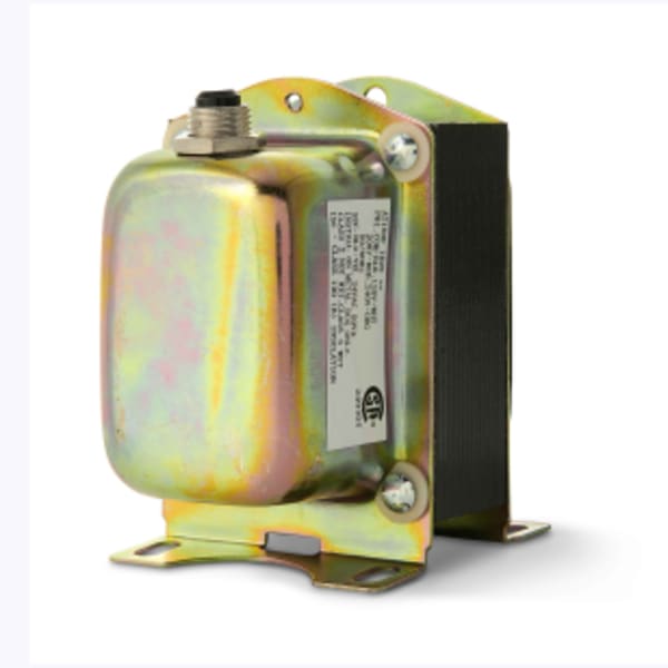 Plate or panel mounted 208/277/480 V AC Transformer with 9 in leadwires