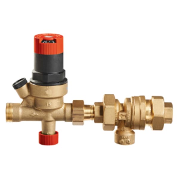 1/2 in NPT Backflow Preventer, DialSet Boiler Fill Assembly