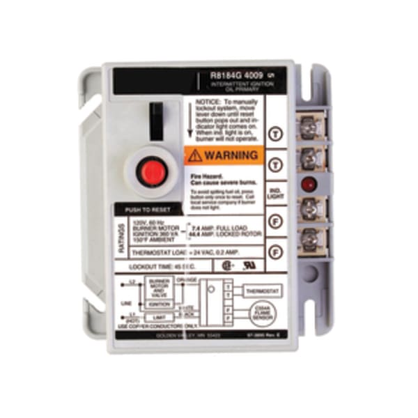 Protectorelay® Oil Burner Control with 15 seconds lock out timing