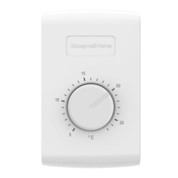 White Electronic Thermostat for Electric Heating - Celsius Scale
