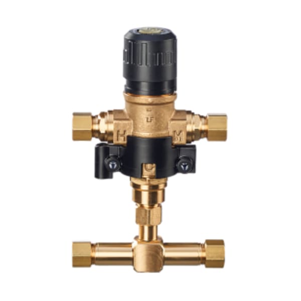 3/8 in Universal Undersink Mixing Valve for 3 or 4 port LF