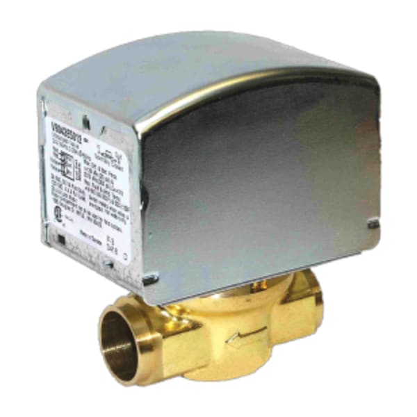 24 Vac 3/4 in Sweat N.C. QuickFit Zone Valve with 18 in lead wires